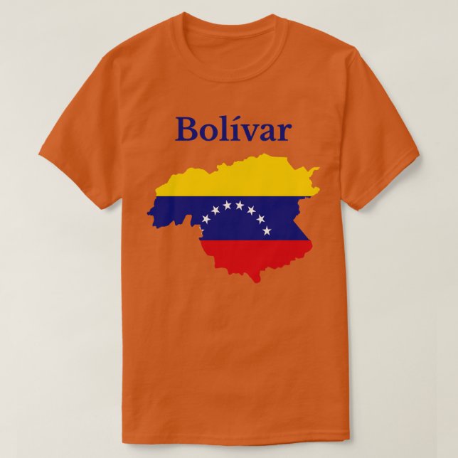 Bolivar state Venezuela T-Shirt (Design Front)