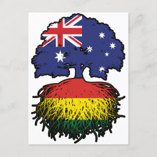 Bolivia Bolivian Australian Australia Tree Roots Postcard