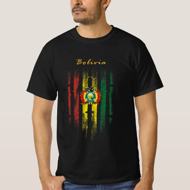 Bolivia, Bolivian, Boliviana, Boliviano T-Shirt (Front)