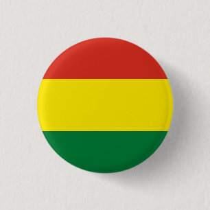 Bolivia (Bolivian) Flag 3 Cm Round Badge