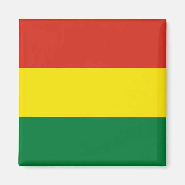 Bolivia (Bolivian) Flag Magnet (Front)