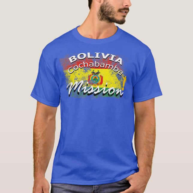 Bolivia Cochabamba Mormon LDS Mission Missionary T-Shirt (Front)
