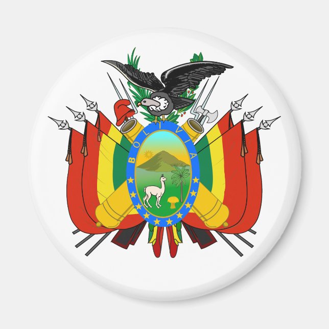 bolivia emblem magnet (Front)
