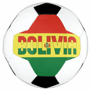 Bolivia Flag Adorable Patriotic Soccer Ball