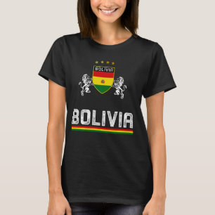 Bolivia Flag Bolivian Pride Lovers T-Shirt