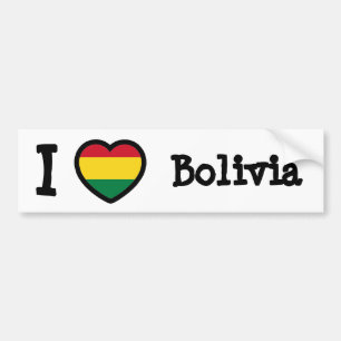 Bolivia Flag Bumper Sticker