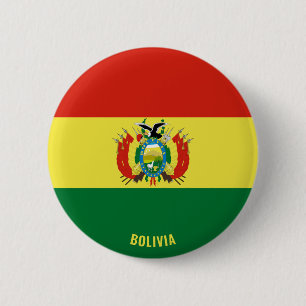 Bolivia Flag Charming Patriotic 6 Cm Round Badge