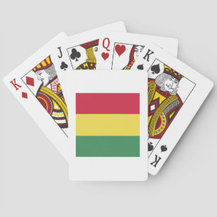 Bolivia Flag Emblem Playing Cards