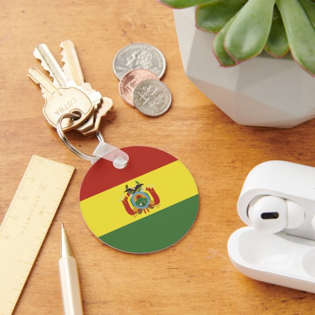 Bolivia flag key ring (Desk)