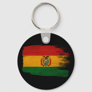 Bolivia Flag Key Ring