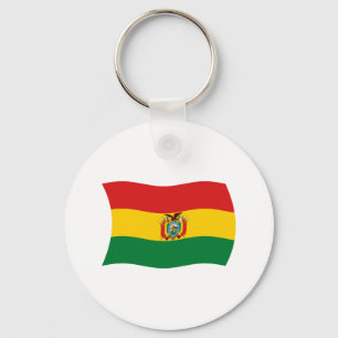 Bolivia Flag Keychain