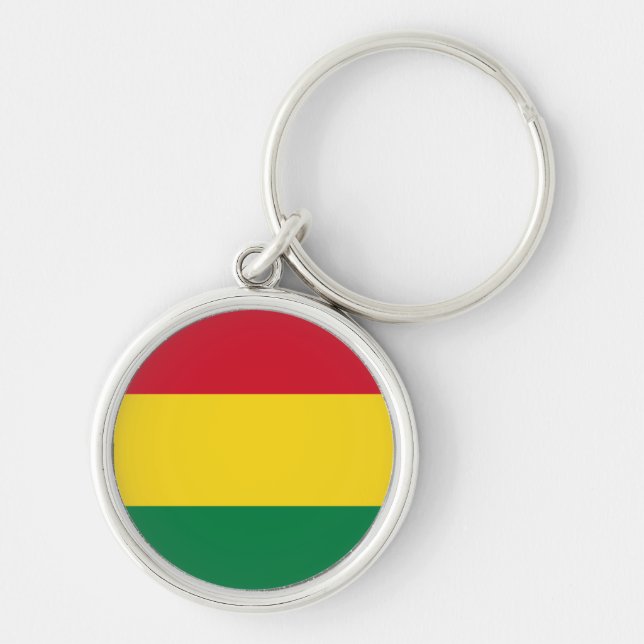 Bolivia Flag Keychain (Front)