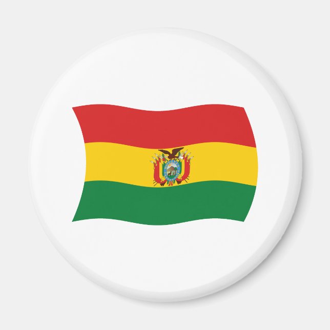 Bolivia Flag Magnet (Front)