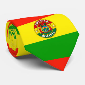 Bolivia Flag Neck Ties, Stylish Bolivian Flag Tie. Tie