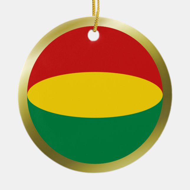 Bolivia Flag Ornament (Front)