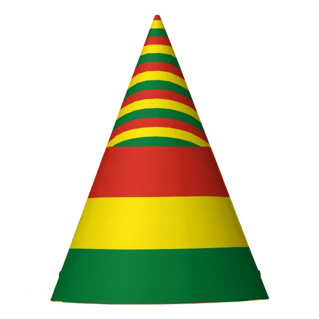 Bolivia Flag Party Hat (Front)