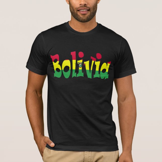 Bolivia Flag T-Shirt (Front)
