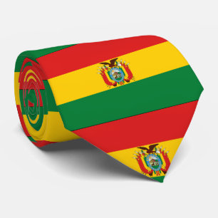 Bolivia flag tie