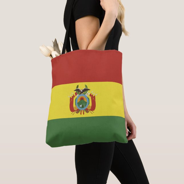 Bolivia flag tote bag (Close Up)