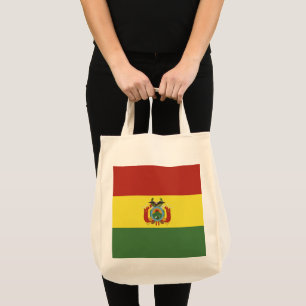 Bolivia flag tote bag