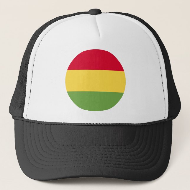 Bolivia Flag Trucker Hat (Front)
