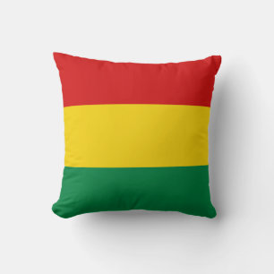 Bolivia Flag x Flag Pillow