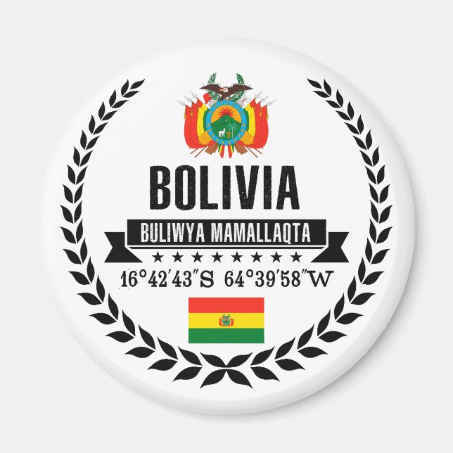 Bolivia Magnet (Front)