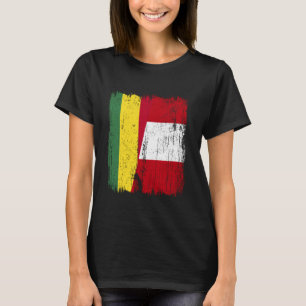 Bolivia Peru Half Flag Bolivian Peruvian Heritage T-Shirt