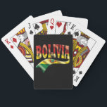 Bolivia Playing Cards<br><div class="desc">Bolivia flag a stylish design and a great gift idea Bolivia masks or Bolivia clothing here you will find what you are looking for!</div>