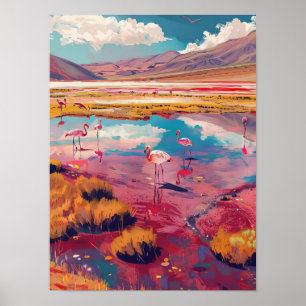 Bolivia Print Bolivia Illustration Uyuni Travel