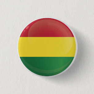Bolivia  Round Icon Flag  3 Cm Round Badge