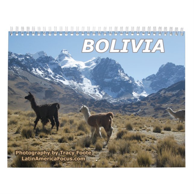 Bolivia Snow Mountain Calendar (Cover)