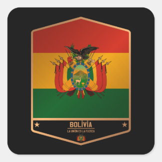 Bolivia Square Sticker
