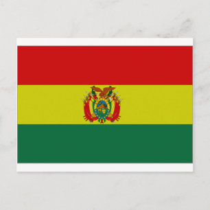 Bolivia State Flag Postcard