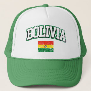 Bolivia Vintage Flag Trucker Hat