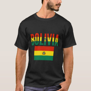 Bolivian Bolivia Country Flag T-Shirt