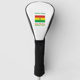 Bolivian Flag Bolivia Green Personalisation Golf Head Cover