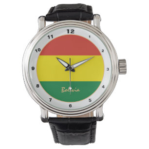 Bolivian Flag & Bolivia trendy fashion /design Watch