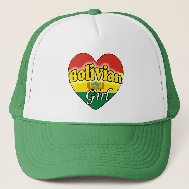 Bolivian Girl Trucker Hat (Front)