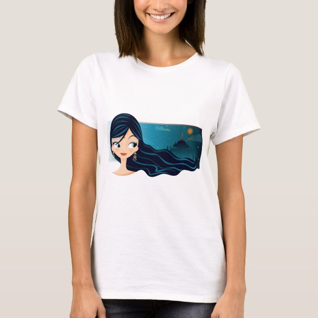 Bollywood Girl T-Shirt (Front)