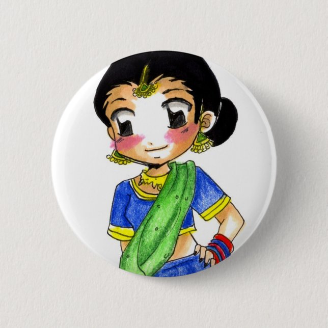 Bollywood - Loli 6 Cm Round Badge (Front)