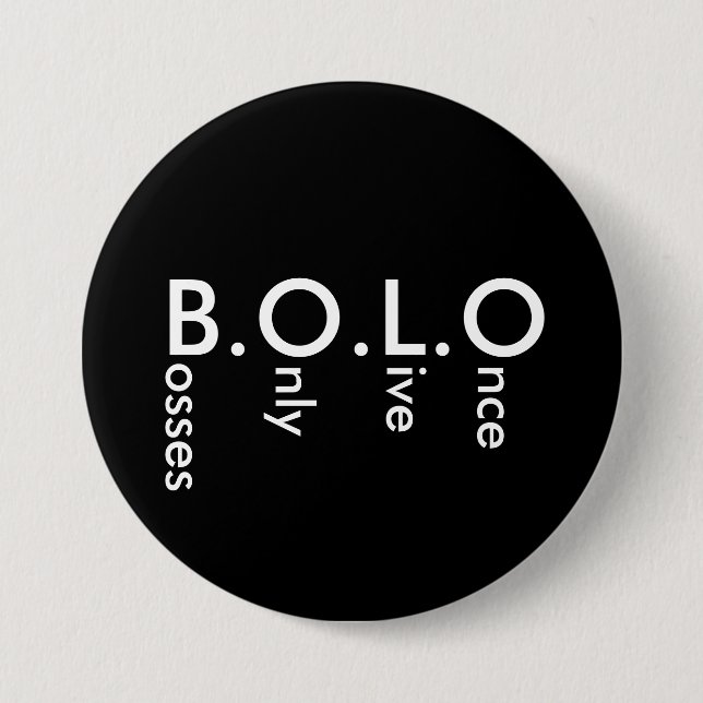 BOLO 7.5 CM ROUND BADGE (Front)