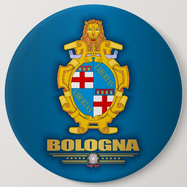 Bologna 6 Cm Round Badge (Front)
