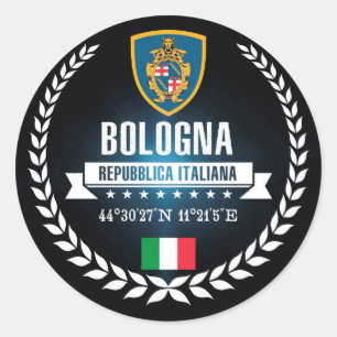 Bologna Classic Round Sticker