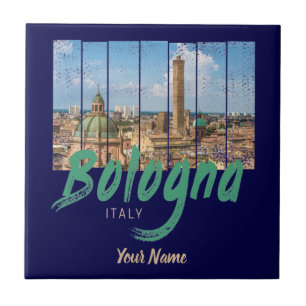 Bologna Emilia-Romagna Italy vintage souvenir Tile