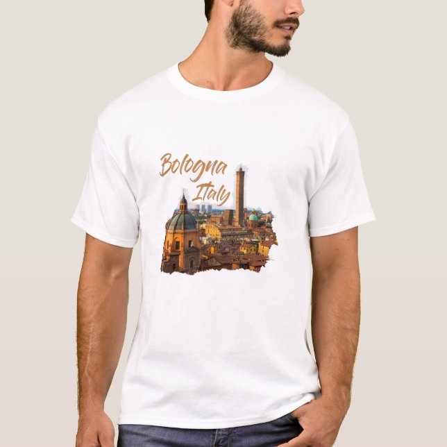 Bologna Italy: Historical Centre T-Shirt (Front)
