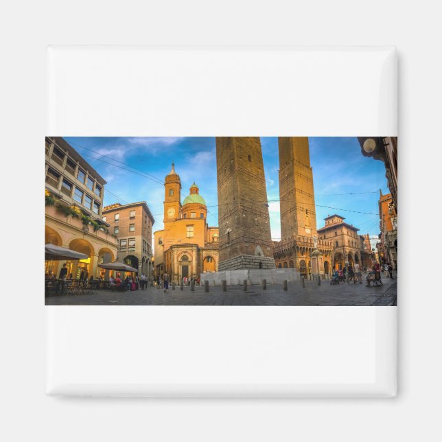 Bologna, Italy The Two Towers Magnet (Front)