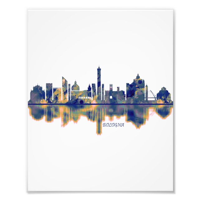 Bologna Skyline Photo Print (Front)