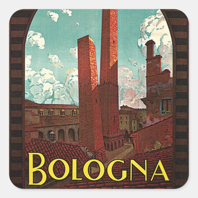Bologna Square Sticker (Front)