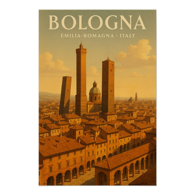 Bologna travel 2026 poster (Front)
